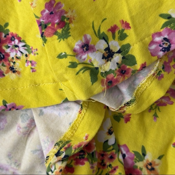 Y2K 2010s Aeropostale Mini Dress Sweetheart Floral Fairy Cottagecore Boho Whimsy - Picture 13 of 16